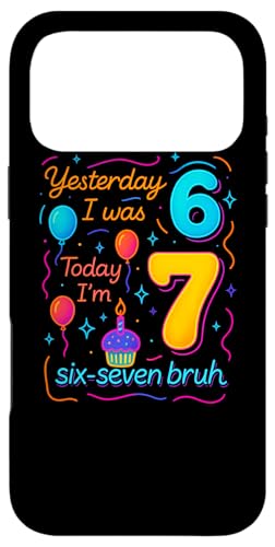 ̂6 傤7 Six Seven Bruh ~[ TVc o[Xf[ Gen Z Alpha X}zP[X iPhone 17 Pro Max p