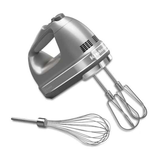 KitchenAid 7-Speed Hand Mixer - KHM7210 - Contour Silver