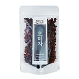 GAGOPA Dried Schisandra Berries (Omija) – 100% Korean Five Flavor Berry, Tart & Refreshing Herbal Tea Ingredient, Caffeine-Free, 100g Pack