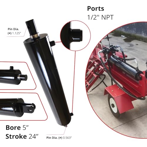 Electric Log Splitter 5-Ton