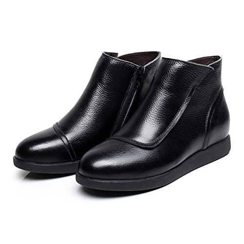 Bottes à talons bas en cuir souple idéales pour vos balades printanières