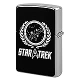 銅製ライターケース スタートレック ZIPPO兼用 オイルジッポライターカバー 互換性のある シルバー 金属 メンズ 男性 記念日 誕生日 父の日 プレゼント コレクション 贈り物