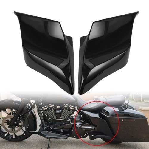 Cubierta de batería protectora compartimento para motocicleta Touring 2009-2014 2