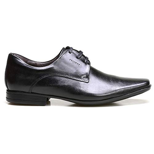 Sapato Social Masculino Calvest em Couro Preto Tradicional de Amarrar - 2305B848-44