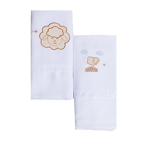 Papi Textil Cueiro Manta Bordados Papi 80Cm X 80Cm Contem 02 Un