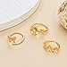 18K Gold Toe Rings for Women Non Tarnish 3Pcs Stainless Steel Adjustable Toe Ring Starfish Dolphin Shell Butterfly Daisy Flower Stacking Toe Rings Trendy Boho Summer Beach Foot Jewelry (Flower)