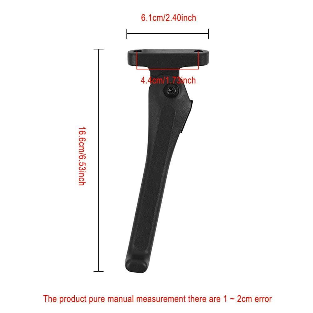 Lecreatekit Béquille de trottinette électrique, support de stationnement en métal pour ninebot MAX G3 F3 F3 Pro Béquille latérale de rechange