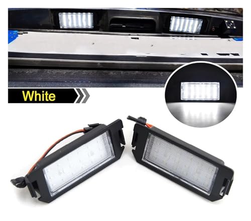 Luz placa auto LED blanca trasera para Kia Rio Picanto Soul 2009-2015 5