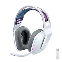 Logitech G733 Lightspeed Wireless RGB Gaming Headset, White