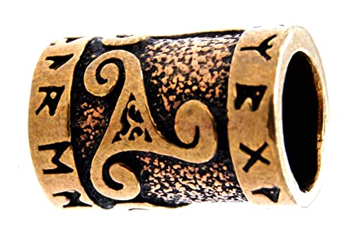 Perla in bronzo Triskele decorativa per capelli, 7...