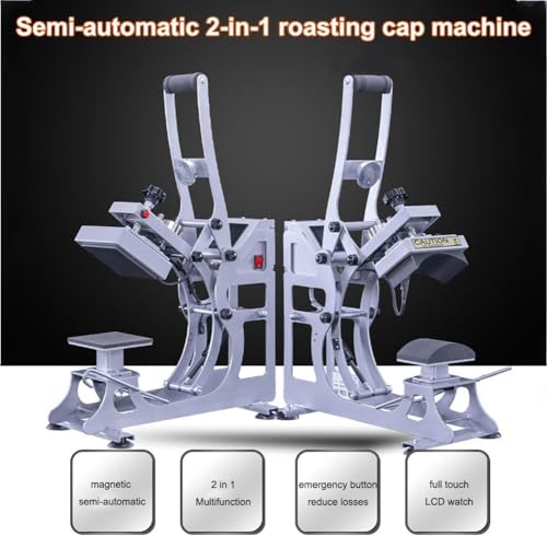 Prensa Térmica semi-automática para gorras 550W 2en1 miniatura 4