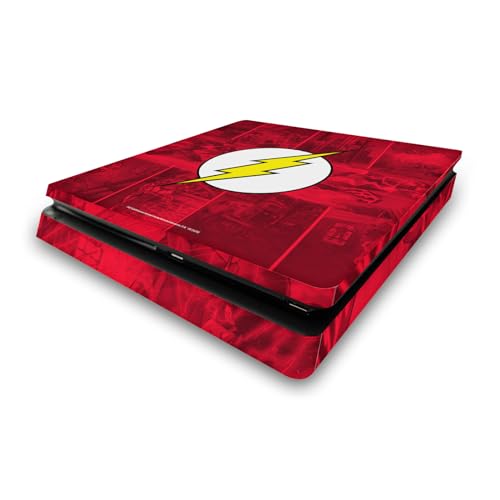 Couverture PS4 Slim anti-rayure Flash DC Comics pour masquer les défauts et protéger le vinyle