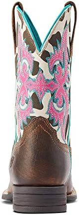 Ariat Lonestar Western Boot Rowdy Rust/Cow Print 5 | Image 2