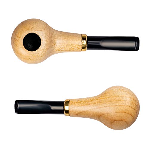 Pipe à tabac artisanale Dr. Watson Mini en bois d'érable noble - 3