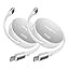 Fasgear 240W USB C To USB C Cable 3.3ft Retractable 5A Fast Charging Type C Cord For 100W USB C Charger [4-Stretch Length] Compatible With I-Phone 15 Plus, Mac-Book Pro 2022, Xbox - View #2