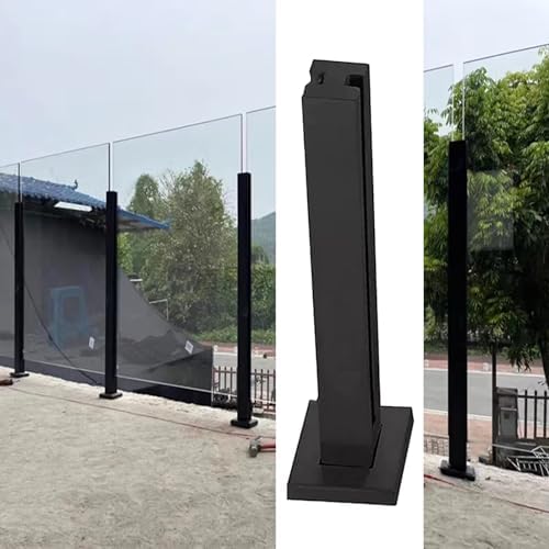 Stainless Steel 304 Outdoor Railing Posts - 59" Baluster Post for Balcony, Loft, Porch, Villa Guardrails - Durable Corner Post for Safety and Style