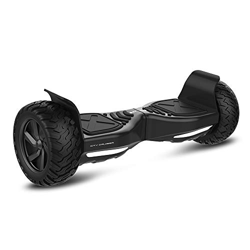 City Cruiser 8.5" Self Balance Scooter Hoverboard - UL2272 Certified, Two Wheel Dual Motors Electric Self-Balancing Scooter with Bluetooth Speaker LED Lights for Kids Adult (Blue)