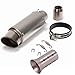 ISTUNT Universal 51mm Slip-on Modified Motorcycle Exhaust Pipe Muffler
