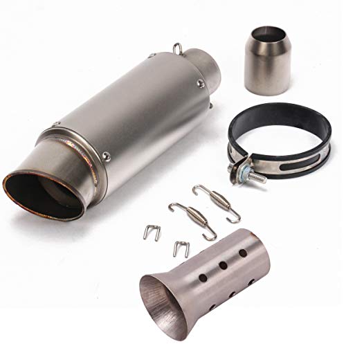 ISTUNT Universal 51mm Slip-on Modified Motorcycle Exhaust Pipe Muffler