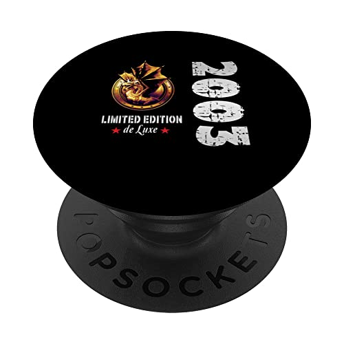 2003 año de nacimiento, 2003 cumpleaños de edición limitada PopSockets PopGrip Intercambiable