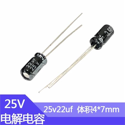 Condensateur 25v 22uf 33uf 47uf 100uf composant électronique de rechange radial