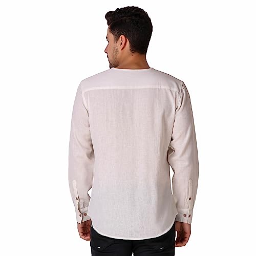 Image of rytras Men's Cotton Straight Fit Straight Kurta
