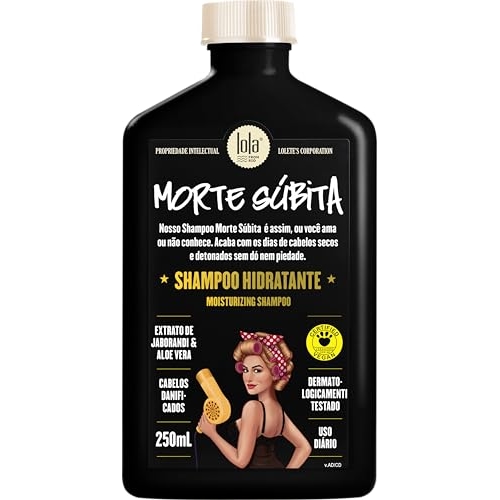 Lola Cosmetics - Morte Subita - Shampoo hidratante para cabelos secos e danificados que fo... Lola Cosmetics - Morte Subita - Shampoo hidratante para cabelos secos e danificados que fo...