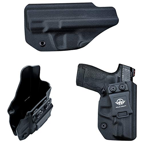M&P Shield 9MM Holster IWB Kydex Holster Fit: Smith & Wesson M&P Shield Plus / M2.0 / M1.0-9mm/.40 S&W 3.1" Barrel Pistol- Inside Waistband - Adj. Cant Retention - Cover Mag-Buttom,No Wear,No Jitter