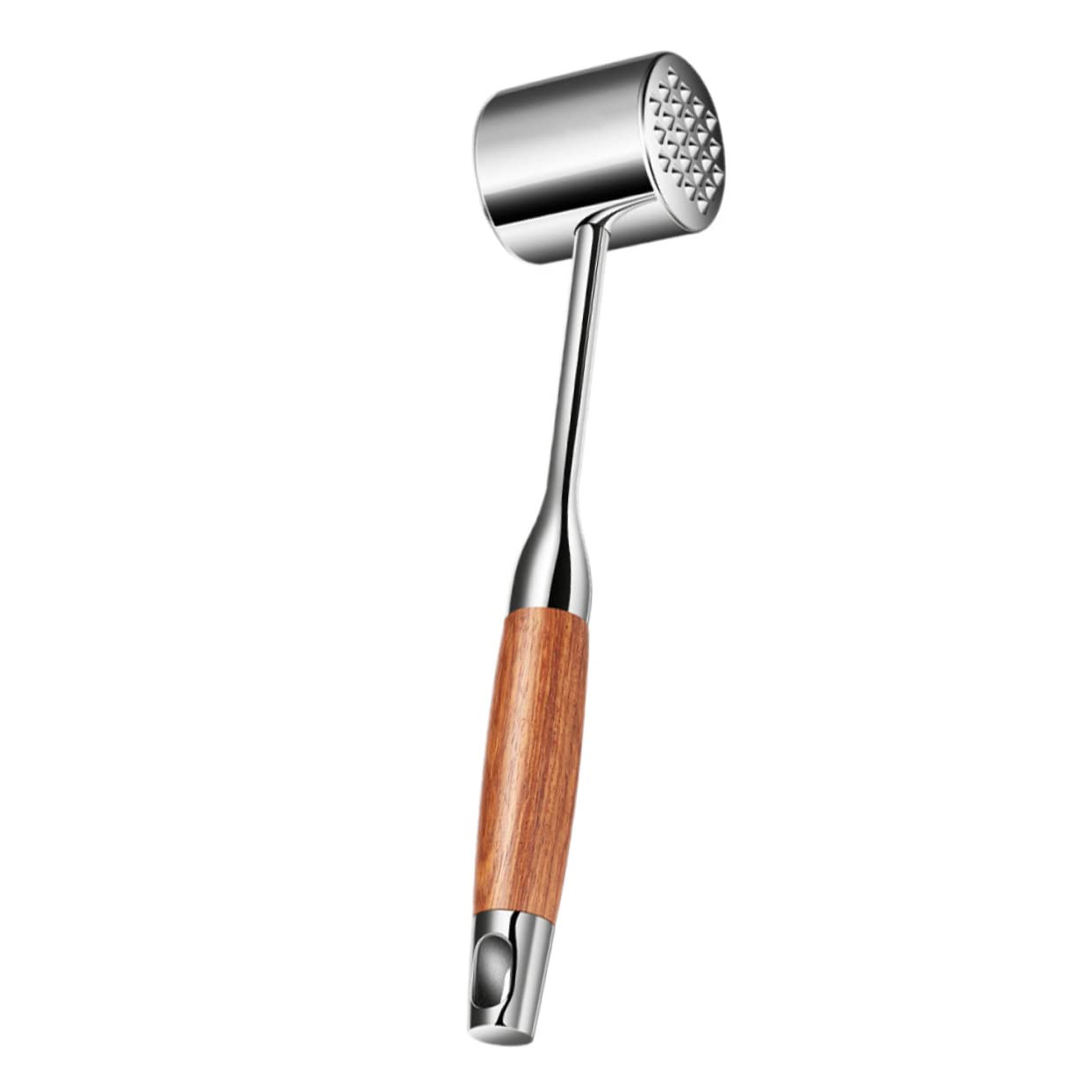 BRIGHTFUFU 1Pc Meat Hammer Tenderizer Dual Sided Tool for Steak Chicken Portable Lightweight Kitchen Gadget for Crushing Nuts Garlic More Meat Mallet