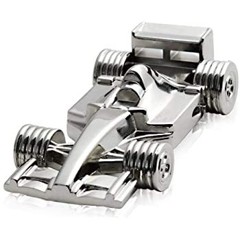 Nexgen, F1 Ferrari Racing Car Shape USB Flash Drive 32 GB Pen Drive (Steel/Silver Finish) Sports Car Shape Metal Pen Drive 32 GB, with Tin Box Gift Pack