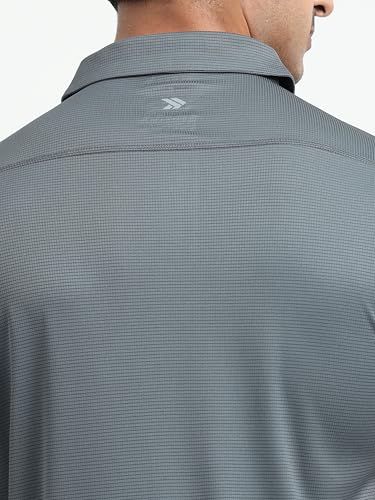Image of Men's Lightweight Dry Rush Tech Polo | Moisture-Wicking, Breathable, Stretchable, Wrinkle-Resistant, Quick-Dry, Anti-Odor