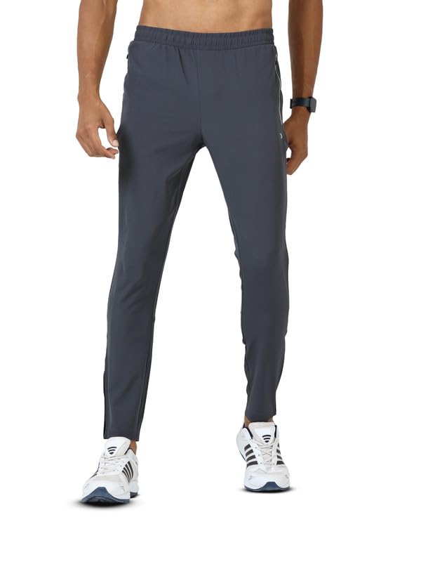 Image of JOLGER Premium Track & Jogger Pants for Men - Style and Performance with Light Weight, Sweat-Wicking Fabric - Perfect for Workouts, Casual Outings Trendy Athletic Wear with Reflective Zipper Pockets
