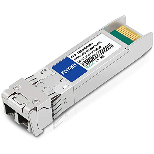 10Gbase-Sr Sfp+ Transceiver, 10G Mmf 850Nm 300M Lc Fiber Optics Multimode Module For Cisco, Ubiquiti Uf-Mm-10G, Meraki Ma-Sfp-10Gb-Sr, Mikrotik, Netgear, D-Link, Tp-Link, Supermicro (Dom) #TOP11
