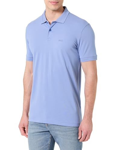 Polo Boss Pio homme en coton piqué stretch | Haut à manches courtes
