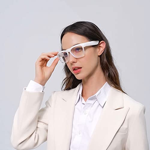 Oho Bluetooth Glasses,Voice Control And Open Ear Style Smart Glasses Listen Music And Calls With Volume Up And Down,Audio Glasses With Blue Light Blocking Healthy Lens For Gaming,Reading And Computer #TOP2