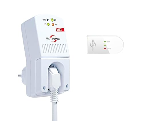 Protector AS-5120 Funk-Abluftsteuerung mit Mini Fensterkontaktschalter & Funksteckdose für Dunstabzugshaube & Kamin, Zuluftwächter, Fensterkontaktschalter Funk mit DIBT-Zulassung & Umstecksicherung Protector AS-5120 Funk-Abluftsteuerung mit Mini Fensterkontaktschalter & Funksteckdose für Dunstabzugshaube & Kamin, Zuluftwächter, Fensterkontaktschalter Funk mit DIBT-Zulassung & Umstecksicherung