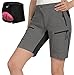 Produktbild Cycorld MTB Shorts Damen MTB Hose, Atmungsaktiv Radhose Damen Outdoor Bike Shorts mit Verstellbaren Klettverschlüssen (Dark Grey with Pad, XL)
