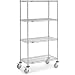 Nexel Wire Shelf Truck, 36x18x80, 1200 Pound Capacity