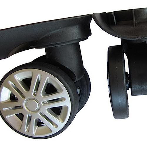 2 Pieces Luggage Suitcase Casters Suitcase Wheels Replacement Quiet Left Right4