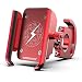 Produktbild KOQIO Mountainbike CNC Handyhalter, Motorrad Elektroauto Universal Drehnavigation Aluminiumlegierung Handy Stand,Red