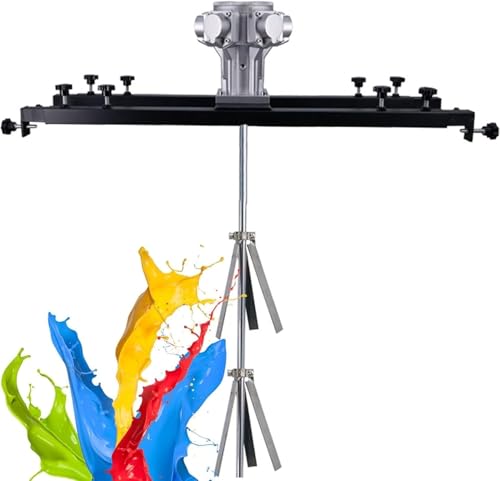 Power Mixer Pneumatic Agitator Clamp-On Drum Agitator Industrial-Grade Pneumatic Shaker Paint Stirring Tool，Air Agitator Pneumatic 1 Ton Tank Mixer Machine, 1/2 3/4 1 Paint Stirring Machine