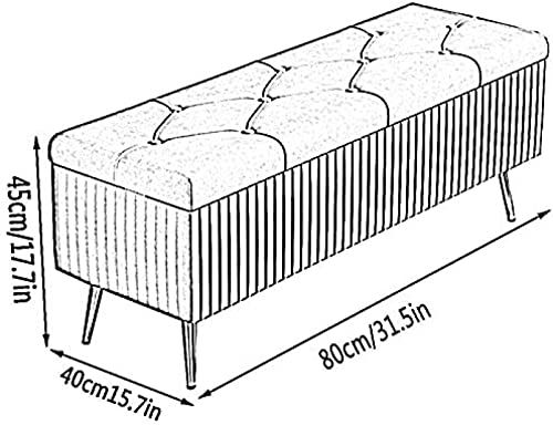 Tabouret de rangement pliable pour jouets dans la chambre à coucher - 4