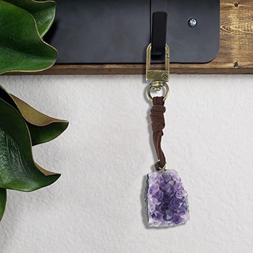 de pedra crua chaveiro | Cristal Natural de Pedras Brutas Adiciona Personalidade - Chaveiros naturai