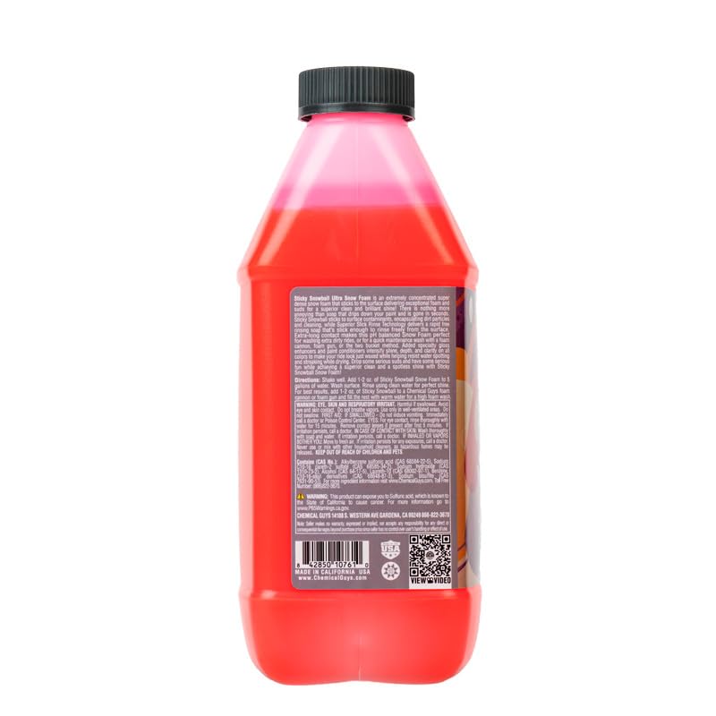 Chemical Guys Sticky Snowball Snow Foam Auto Wash