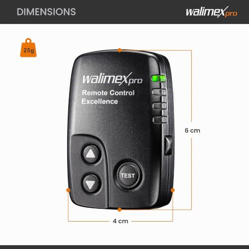 Walimex pro VE & VC & newcomer studio flash trigger - Télécommande sans fil jusqu'à 30 m, 16 canaux, 4 groupes, synchronisation 1/160 sec - Parfait pour les grands studios et les déplacements rapides – vue 7