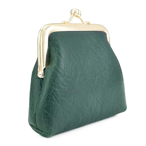 Image of Cute Floral Buckle Coin Purses Vintage Pouch Kiss-lock Change Purse Wallets