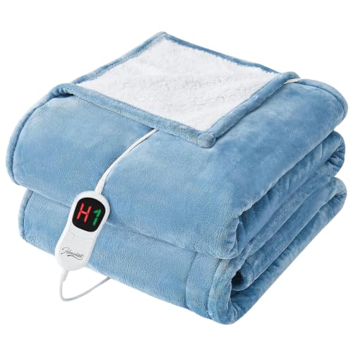 Image of Homemate Heated Electric Blanket Full Size 72 inchx84 inch Heating Blanket