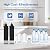 ICEPURE 3G Gravity Water Filter System with Water Level Window, Multi-Stage Filter, Stainless Steel Countertop Gravity fed Filtration with 4 Filters and Stand Reduce Microplastics, Lead & Total PFAS