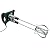 2800W Handheld Electric Concrete Mixer, Cement Mixer Dual Paddle, Portable Mortar Mixer with 6 Adjustable Speed, Electric Concrete Plaster Grout Paint Mortar Mixer Machine
