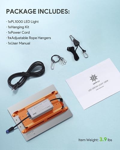 Opprui 2023 Newest Grow Light, Full Spectrum Led Grow Lights For Coverage Indoor Plants Veg And Bloom, Hydroponic Growing Lamps #TOP5